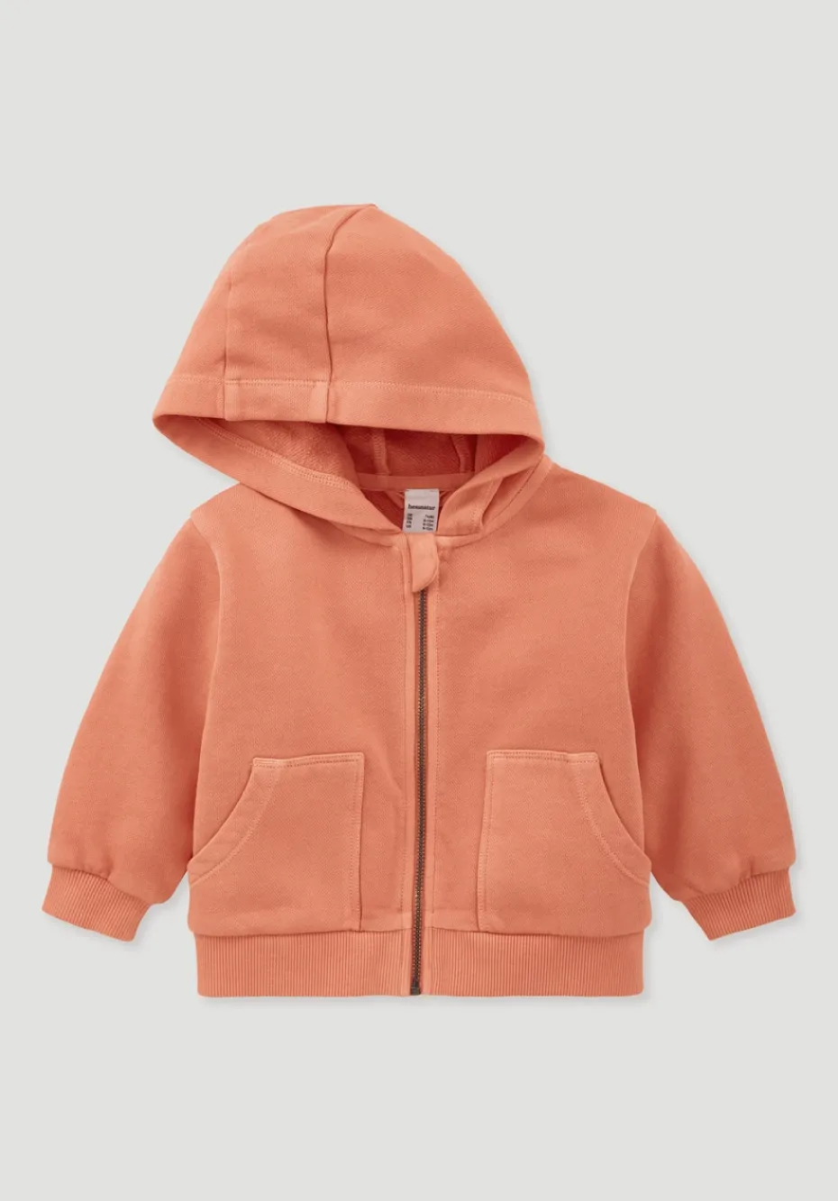 hessnatur Sweatjacke BETTER RECYCLING aus reiner Bio-Baumwolle von sonnenapricot Discount