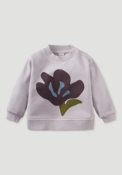 hessnatur Sweatshirt GARMENT DYE aus reiner Bio-Baumwolle von pastell lavendel Discount