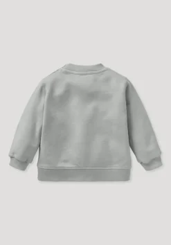 hessnatur Sweatshirt GARMENT DYE aus reiner Bio-Baumwolle von nebelgrau New