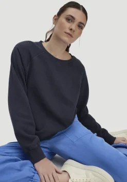 hessnatur Sweatshirt Oversize aus Bio-Baumwolle von marine Outlet