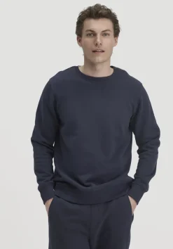 hessnatur Sweatshirt Regular aus reiner Bio-Baumwolle von marine Hot