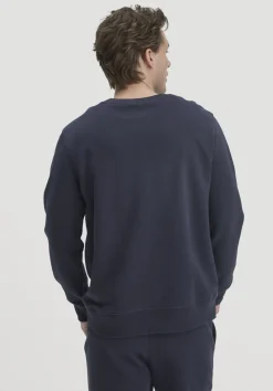 hessnatur Sweatshirt Regular aus reiner Bio-Baumwolle von marine Hot