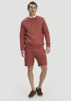 hessnatur Sweatshirt Regular BETTERRECYCLING aus reiner Bio-Baumwolle von terrakotta
