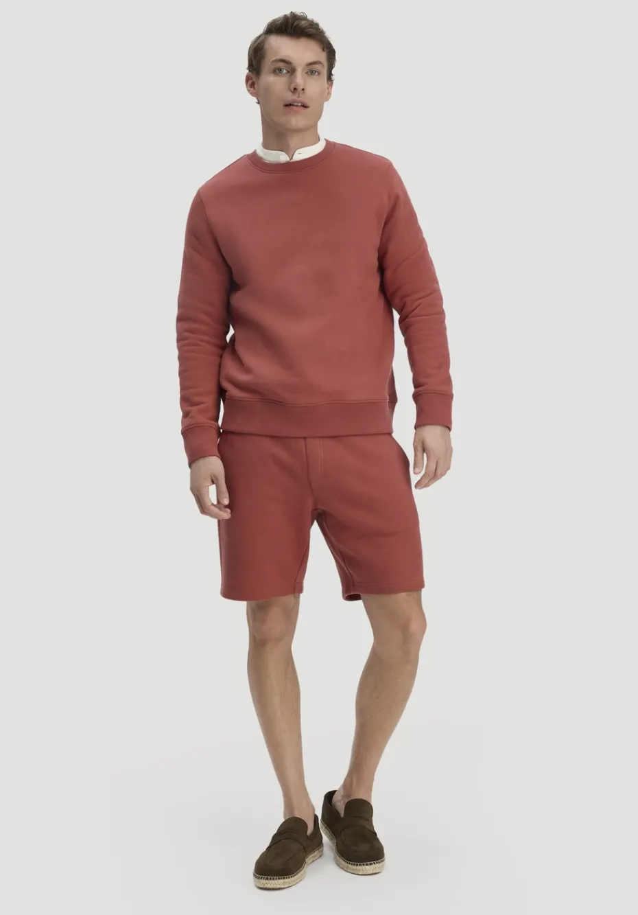 hessnatur Sweatshirt Regular BETTERRECYCLING aus reiner Bio-Baumwolle von terrakotta