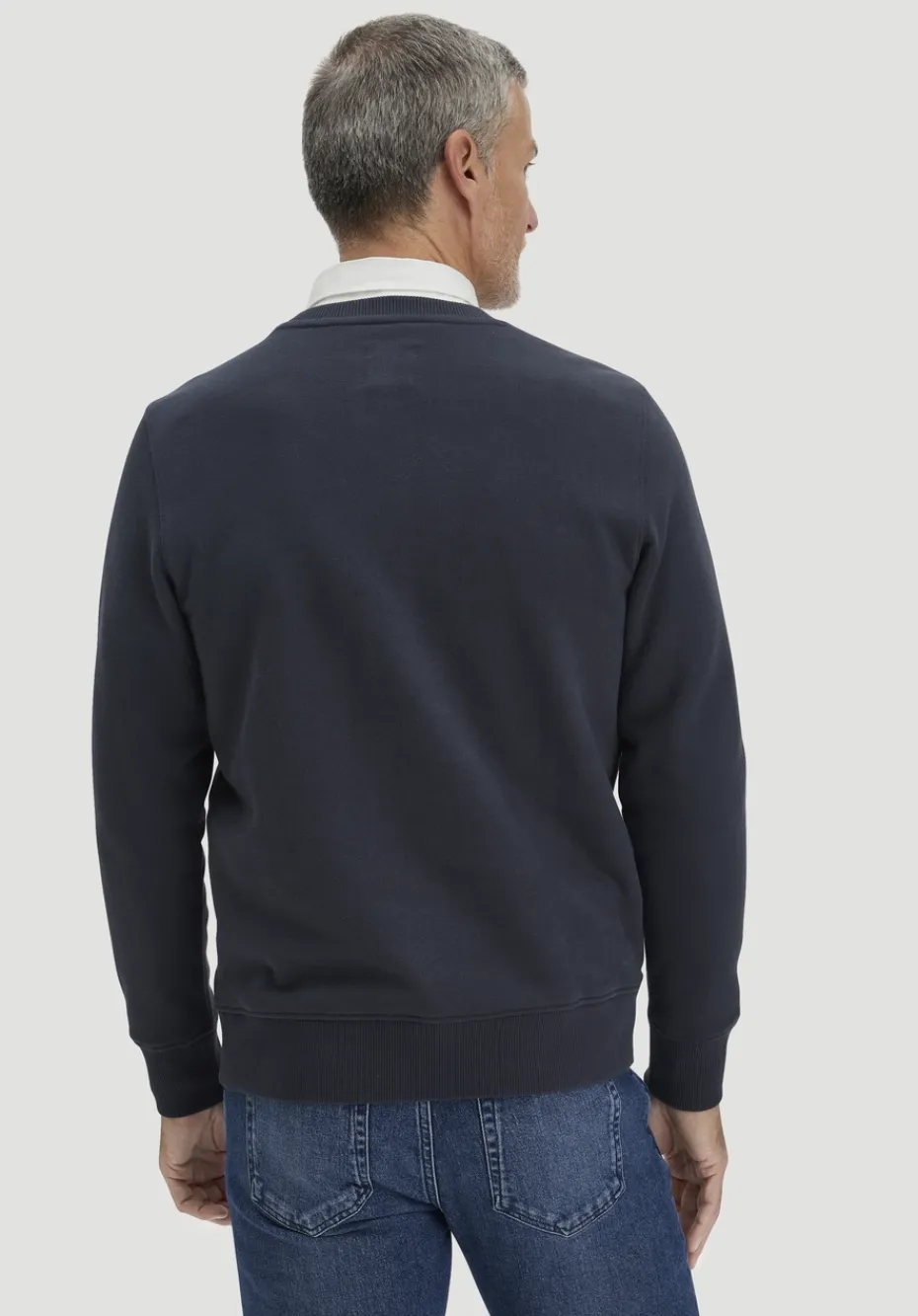 hessnatur Sweatshirt Regular BETTERRECYCLING aus reiner Bio-Baumwolle von marine Discount