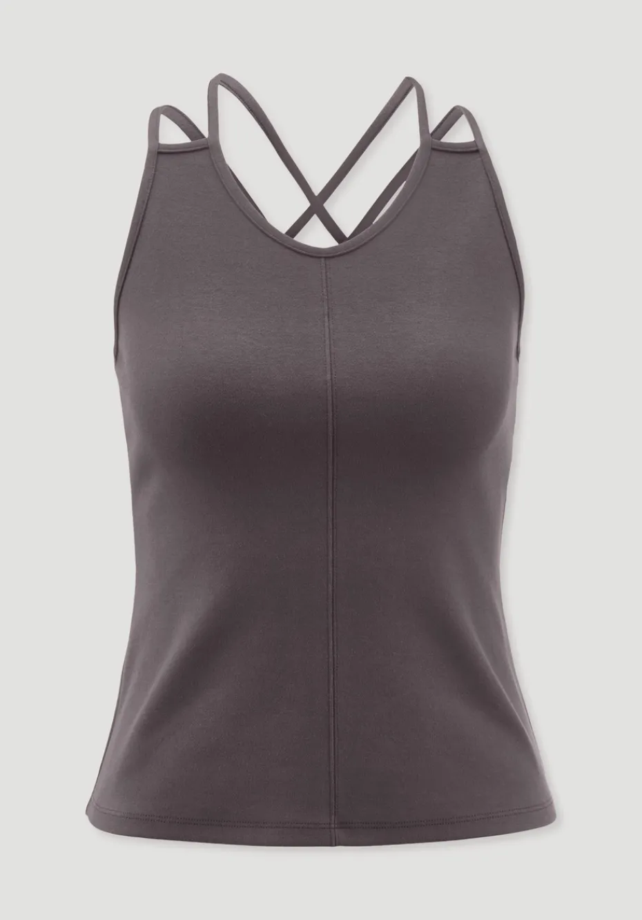hessnatur Top Fitted ACTIVE COMFORT aus Bio-Baumwolle von mauvebraun Best