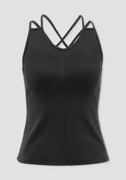 hessnatur Top Fitted ACTIVE COMFORT aus Bio-Baumwolle von schwarz Best