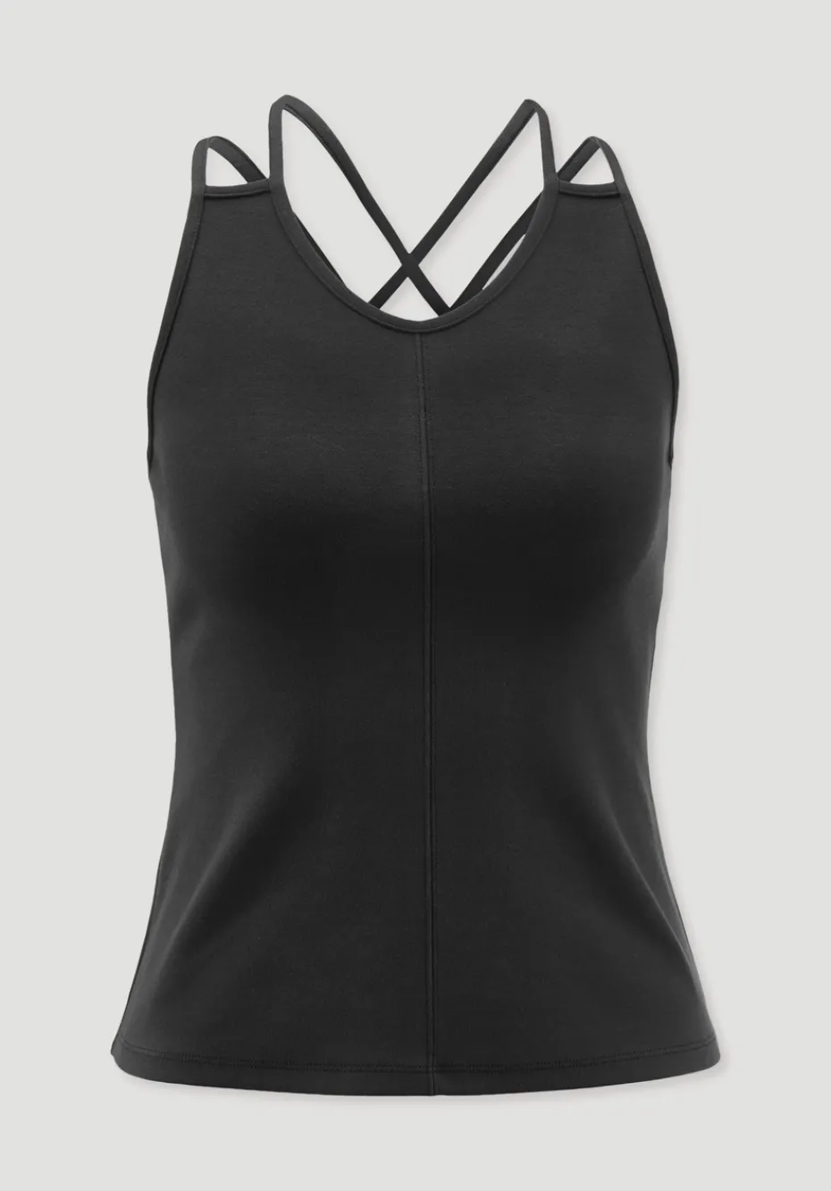 hessnatur Top Fitted ACTIVE COMFORT aus Bio-Baumwolle von schwarz Best