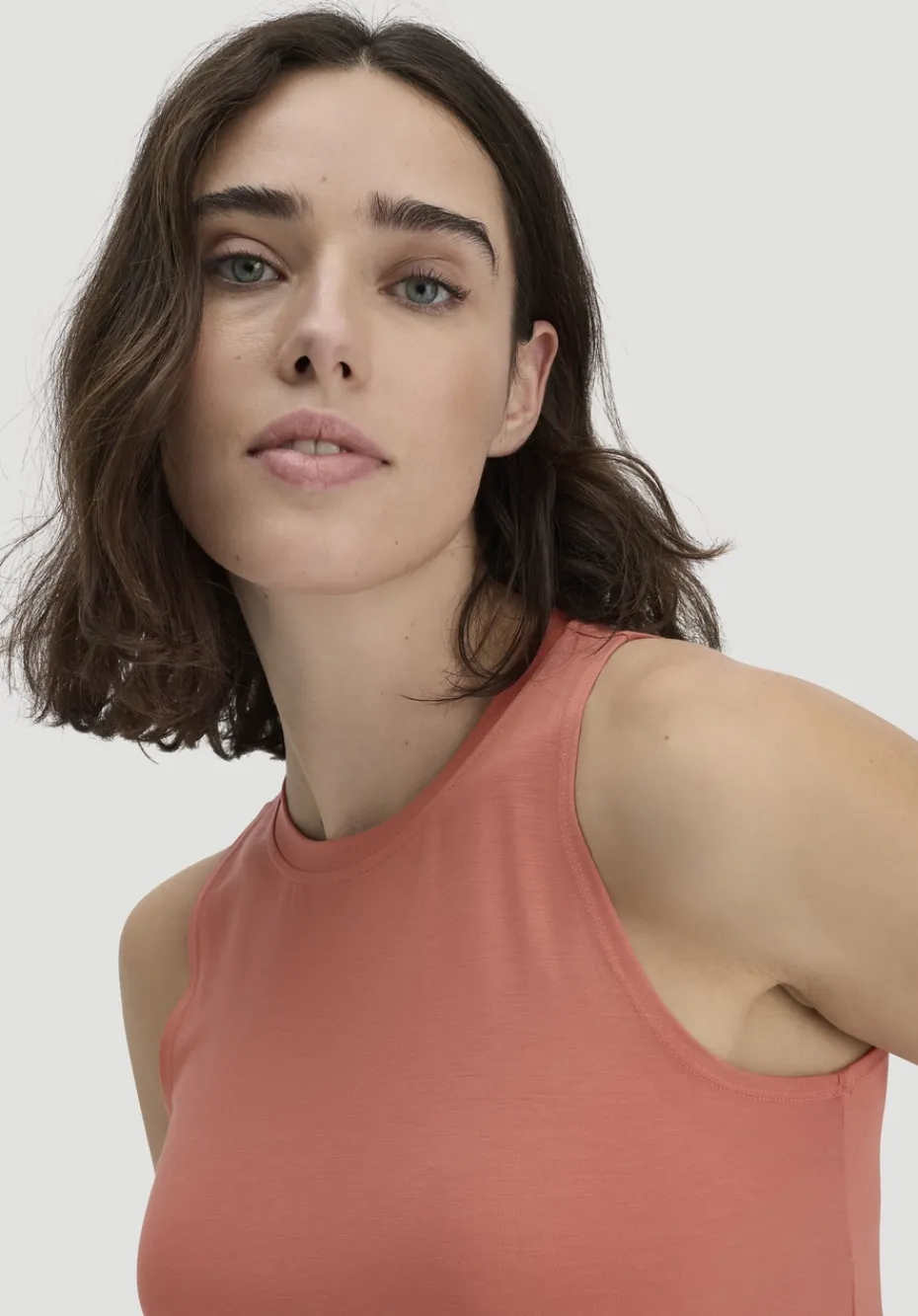 hessnatur Top Regular ACTIVE COMFORT aus TENCEL™ Lyocell von pfirsichrot