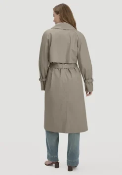 hessnatur Trenchcoat Relaxed NATURE SHELL aus reiner Bio-Baumwolle von beige Outlet