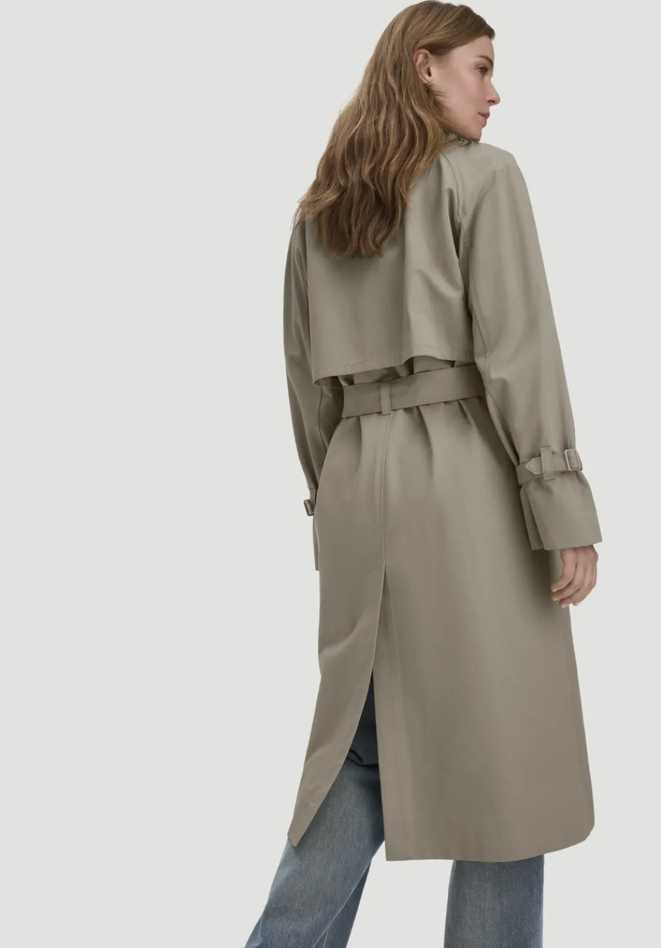 hessnatur Trenchcoat Relaxed NATURE SHELL aus reiner Bio-Baumwolle von beige Outlet