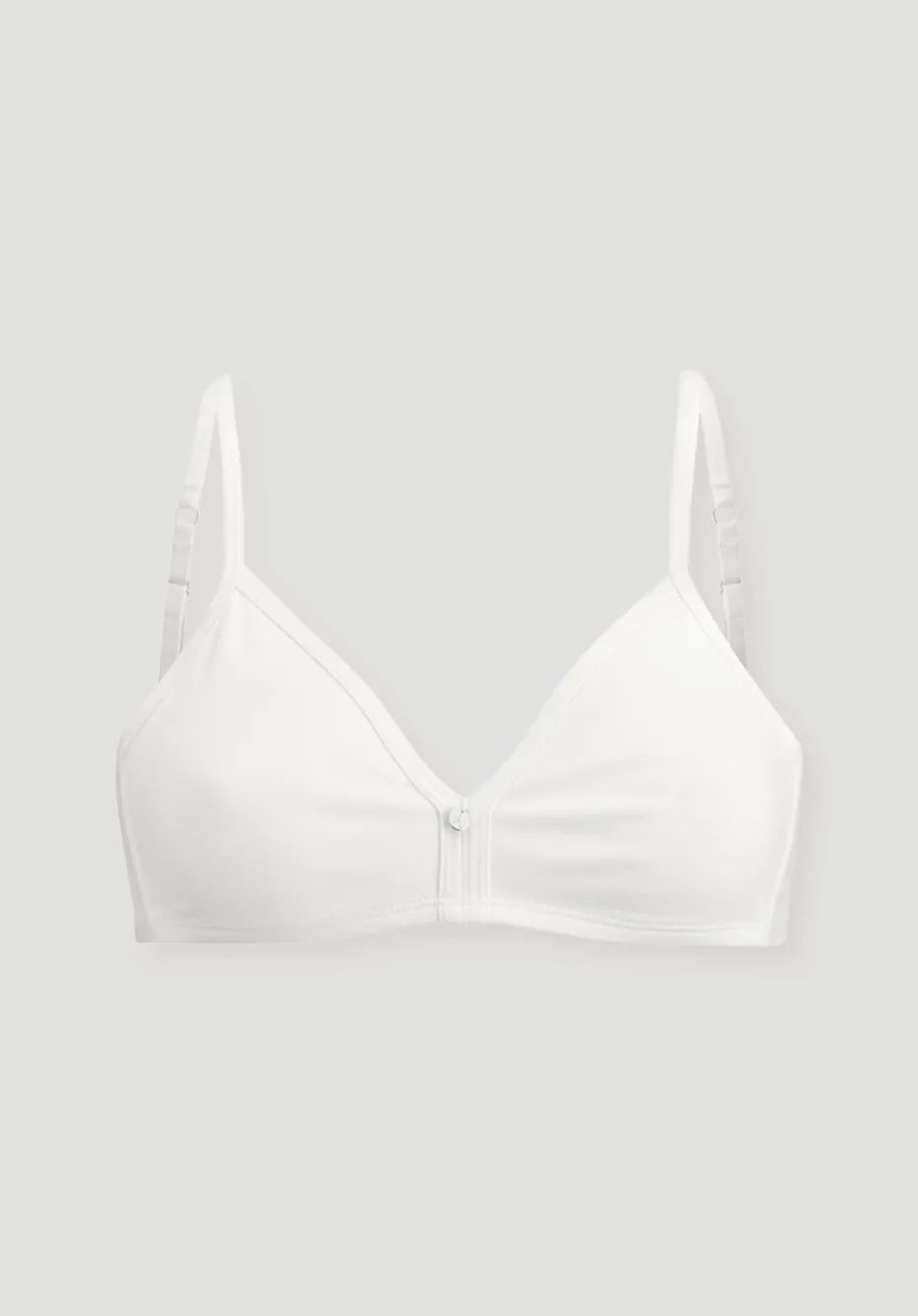 hessnatur Triangel BH bügellos COTTON FEEL aus Bio-Baumwolle von naturweiss New