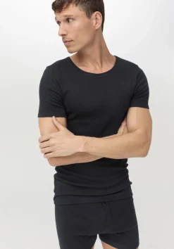 hessnatur T-Shirt im 2er-Pack PURE NATURE aus reiner Bio-Baumwolle von schwarz