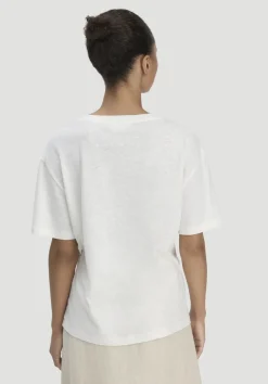 hessnatur T-Shirt Oversize aus Leinen und Bio-Baumwolle von naturweiss Hot