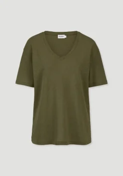 hessnatur T-Shirt Oversize aus Leinen und Bio-Baumwolle von goldoliv