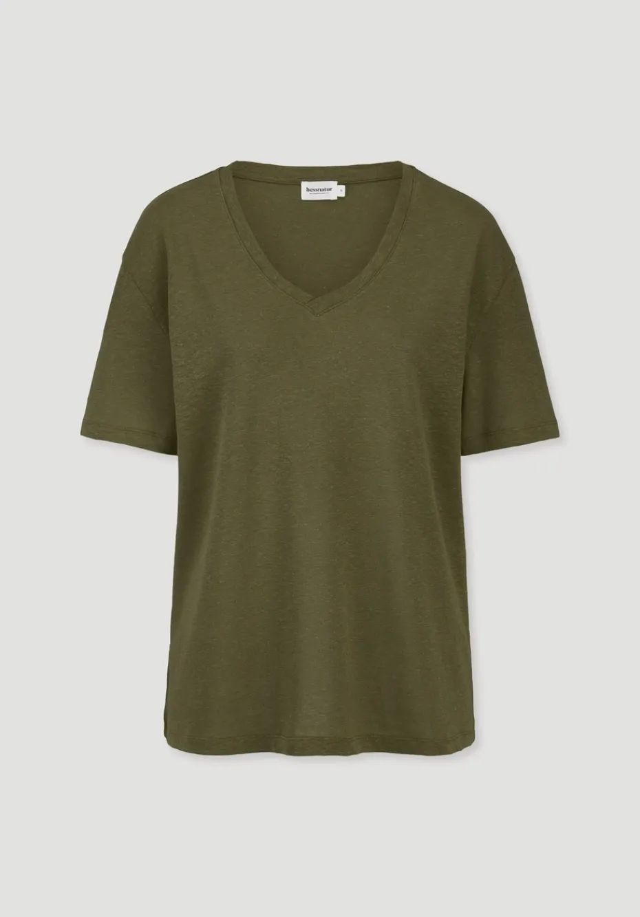 hessnatur T-Shirt Oversize aus Leinen und Bio-Baumwolle von goldoliv