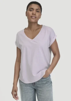 hessnatur T-Shirt Oversize aus reiner Bio-Baumwolle von pastell lavendel Hot