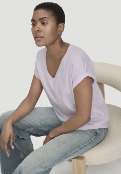 hessnatur T-Shirt Oversize aus reiner Bio-Baumwolle von pastell lavendel Hot