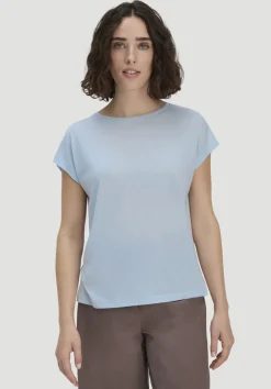 hessnatur T-Shirt Oversize aus TENCEL™ Lyocell mit Bio-Baumwolle von perlblau Discount