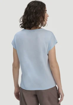 hessnatur T-Shirt Oversize aus TENCEL™ Lyocell mit Bio-Baumwolle von perlblau Discount