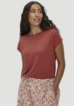 hessnatur T-Shirt Oversize aus TENCEL™ Lyocell mit Bio-Baumwolle von terrakotta Discount