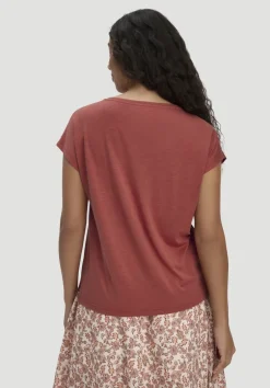 hessnatur T-Shirt Oversize aus TENCEL™ Lyocell mit Bio-Baumwolle von terrakotta Discount