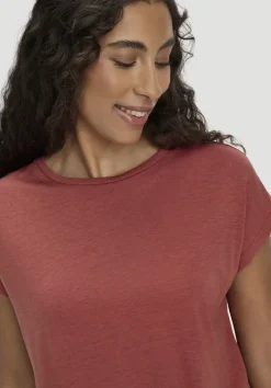 hessnatur T-Shirt Oversize aus TENCEL™ Lyocell mit Bio-Baumwolle von terrakotta Discount