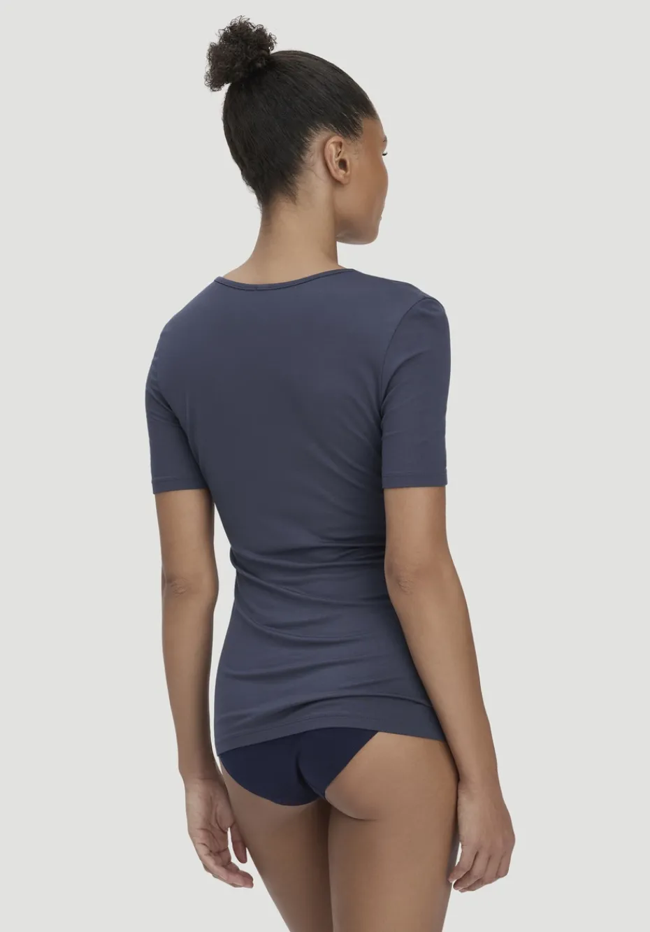hessnatur T-Shirt PURE FLOW aus TENCEL™ Modal von mitternachtsblau Outlet