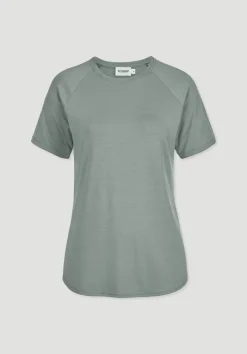 hessnatur T-Shirt Regular ACTIVE COMFORT aus TENCEL™ Lyocell von mattgrün New