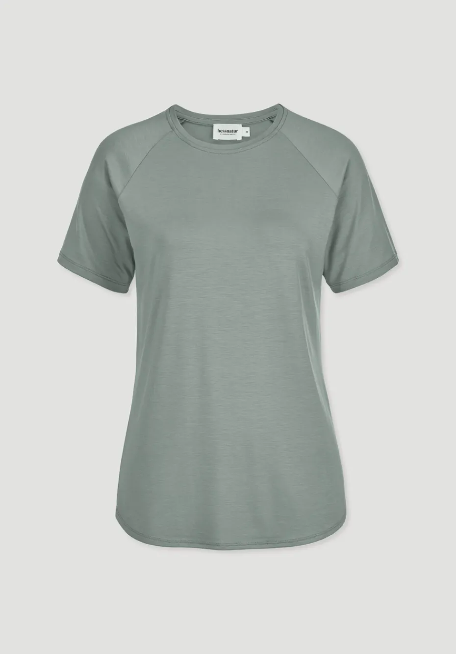hessnatur T-Shirt Regular ACTIVE COMFORT aus TENCEL™ Lyocell von mattgrün New