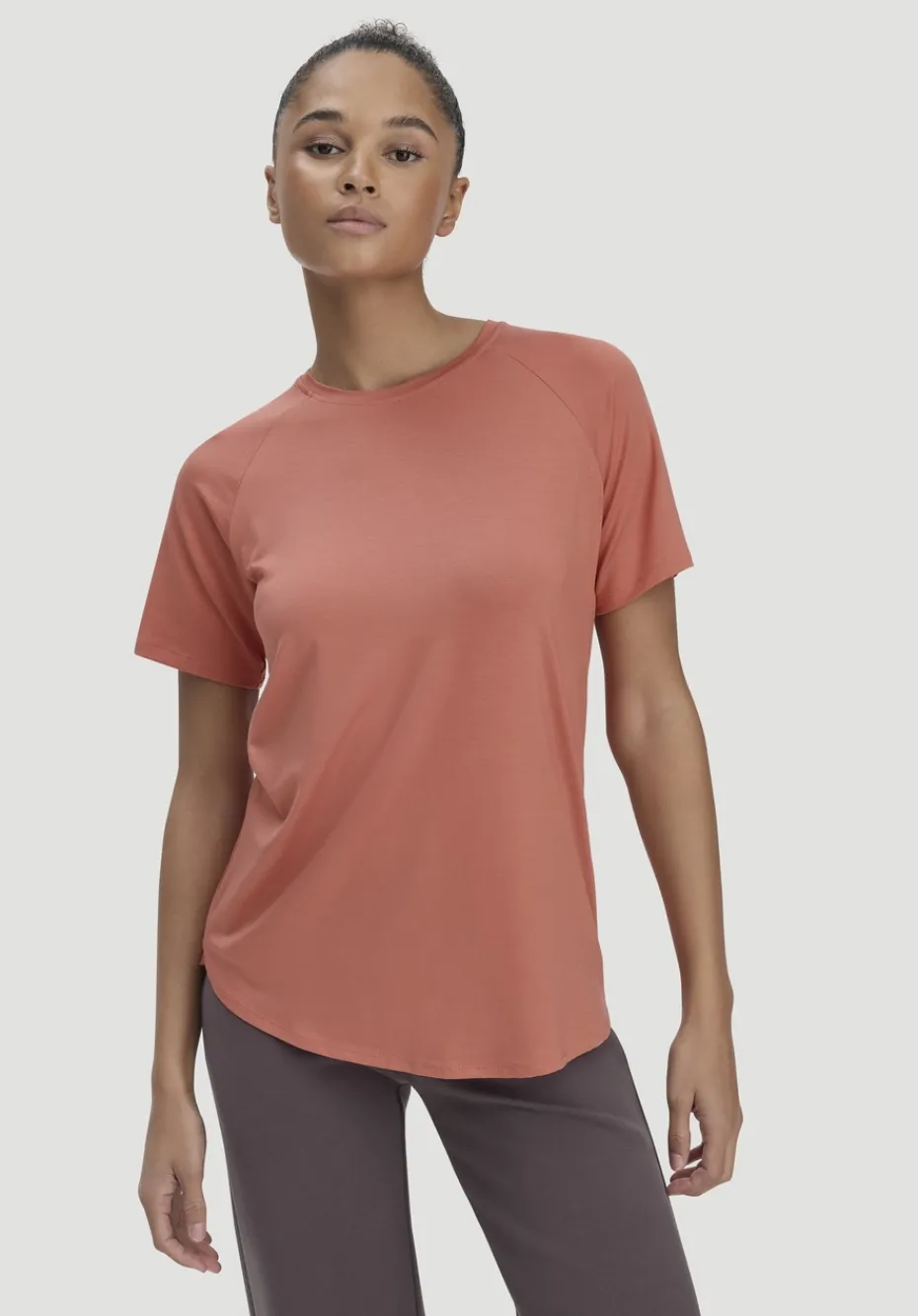 hessnatur T-Shirt Regular ACTIVE COMFORT aus TENCEL™ Lyocell von pfirsichrot Sale