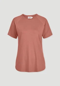 hessnatur T-Shirt Regular ACTIVE COMFORT aus TENCEL™ Lyocell von pfirsichrot Sale