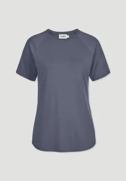 hessnatur T-Shirt Regular ACTIVE COMFORT aus TENCEL™ Lyocell von schieferblau New