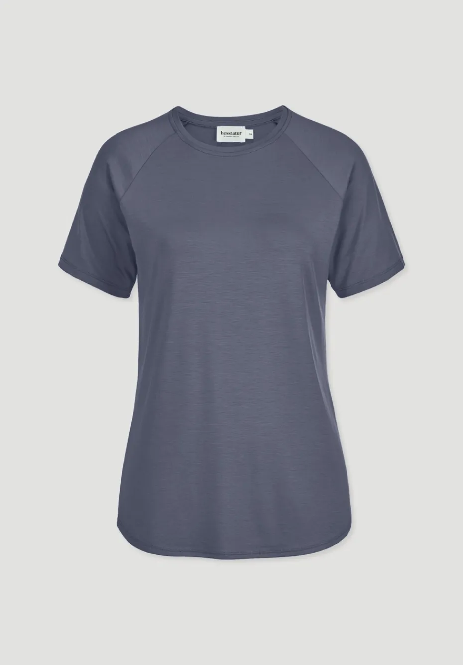 hessnatur T-Shirt Regular ACTIVE COMFORT aus TENCEL™ Lyocell von schieferblau New