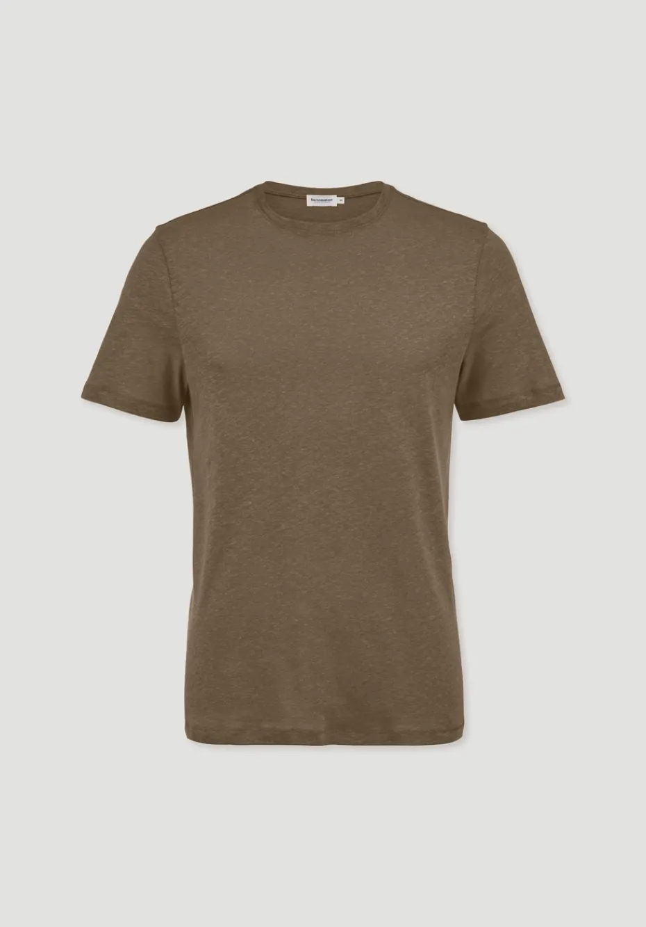 hessnatur T-Shirt Regular aus Leinen und Bio-Baumwolle von camel