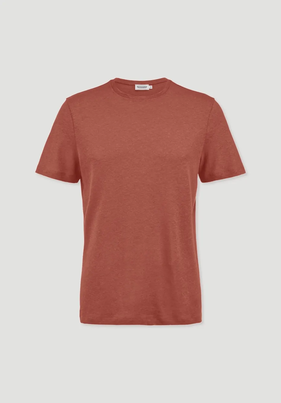 hessnatur T-Shirt Regular aus Leinen und Bio-Baumwolle von terrakotta Online