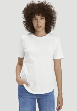 hessnatur T-Shirt Regular aus Regenerative Organic Cotton (ROC) von naturweiss