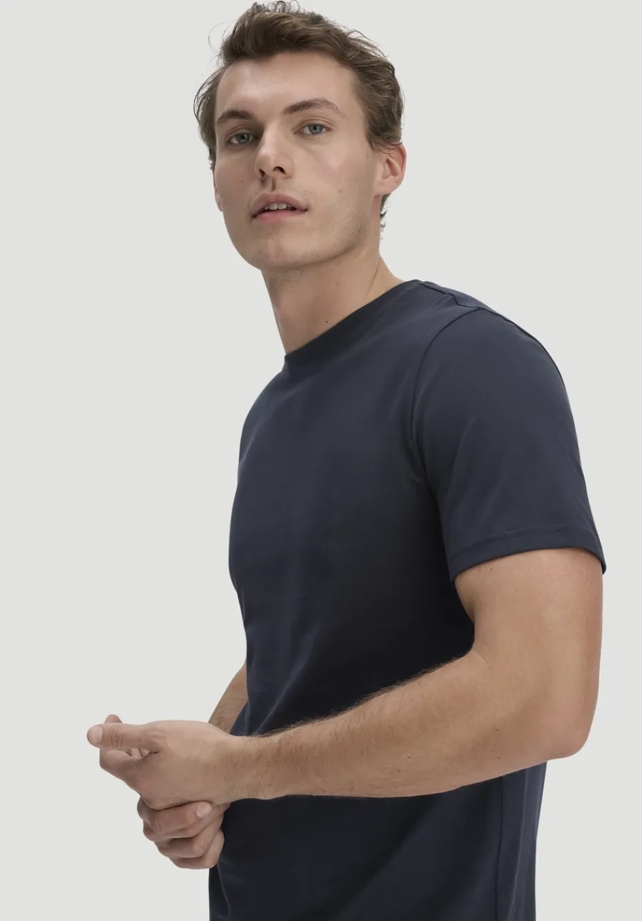 hessnatur T-Shirt Regular aus Regenerative Organic Cotton (ROC) von marine Online