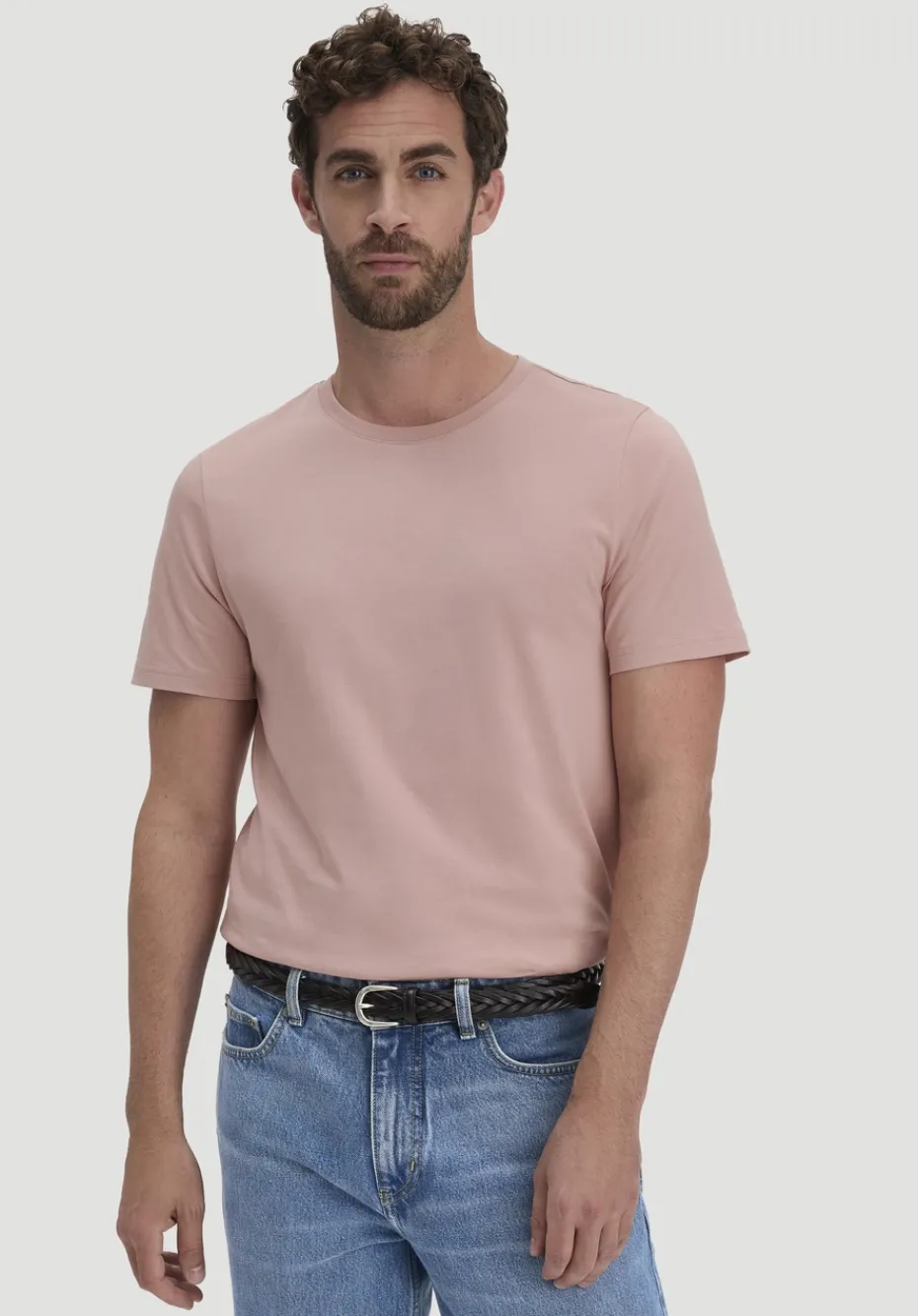 hessnatur T-Shirt Regular aus Regenerative Organic Cotton (ROC) von rosé Hot