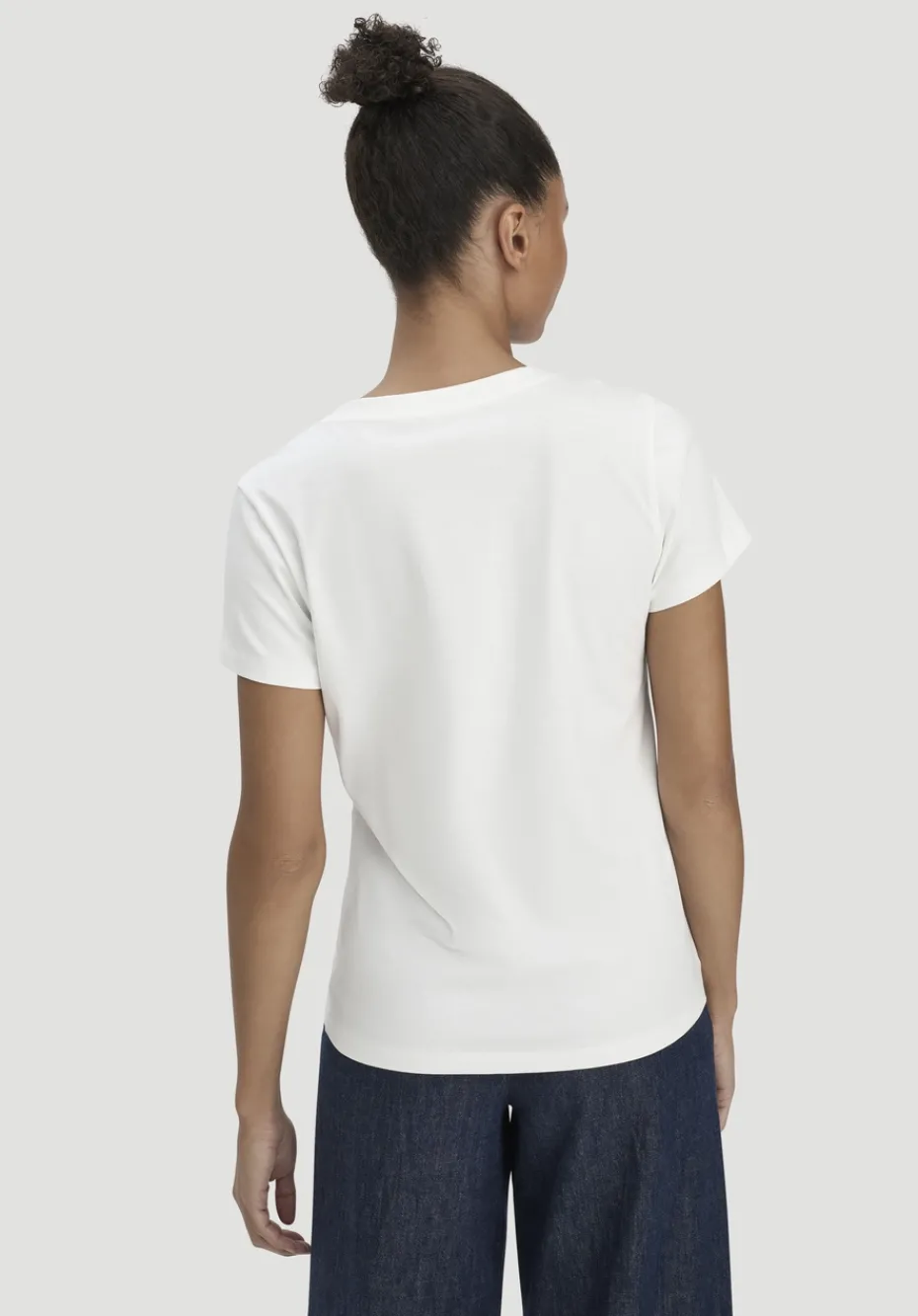 hessnatur T-Shirt Regular aus Regenerative Organic Cotton (ROC) von naturweiss