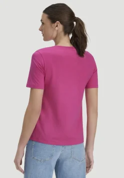 hessnatur T-Shirt Regular aus Regenerative Organic Cotton (ROC) von fuchsia Best