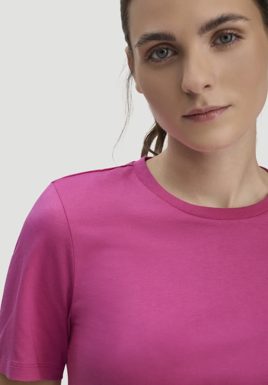 hessnatur T-Shirt Regular aus Regenerative Organic Cotton (ROC) von fuchsia Best