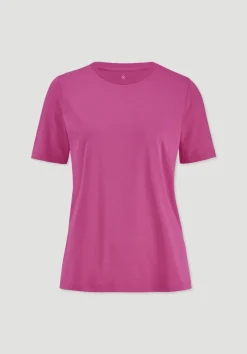 hessnatur T-Shirt Regular aus Regenerative Organic Cotton (ROC) von fuchsia Best