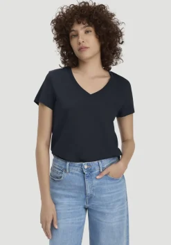 hessnatur T-Shirt Regular aus Regenerative Organic Cotton (ROC) von marine Outlet