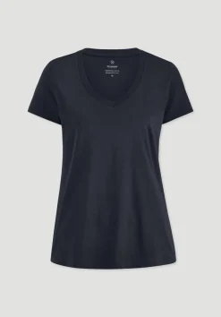 hessnatur T-Shirt Regular aus Regenerative Organic Cotton (ROC) von marine Outlet