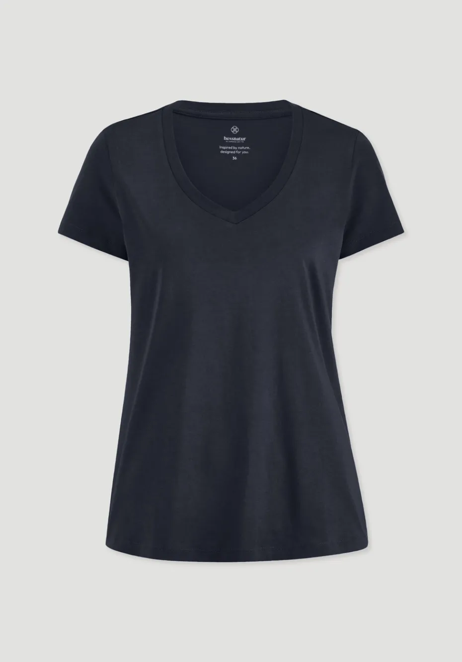 hessnatur T-Shirt Regular aus Regenerative Organic Cotton (ROC) von marine Outlet