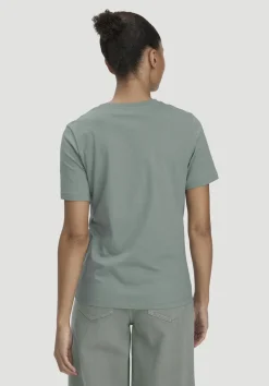 hessnatur T-Shirt Regular aus Regenerative Organic Cotton (ROC) von mattgrün Outlet