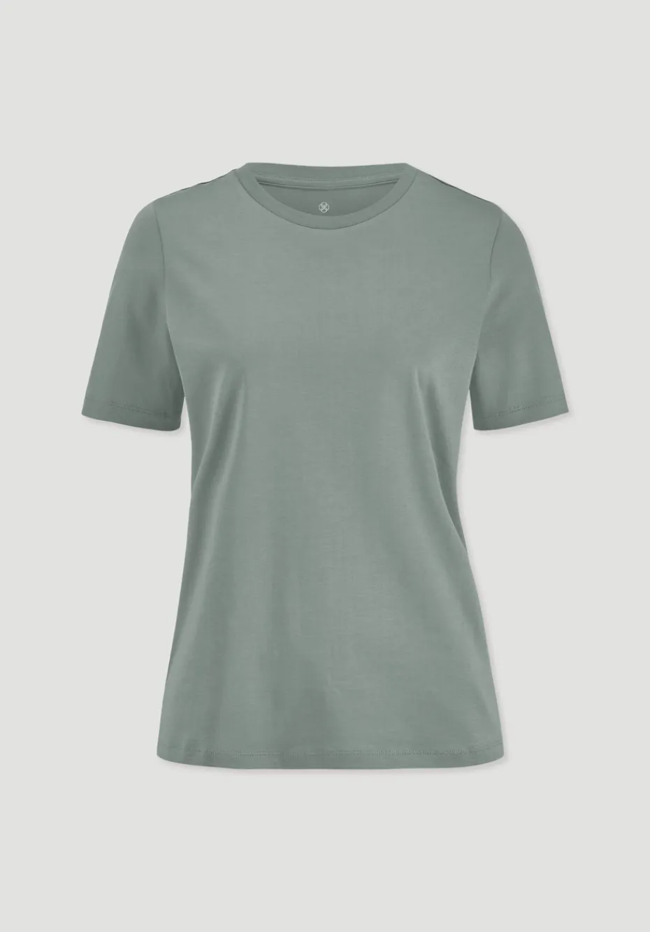 hessnatur T-Shirt Regular aus Regenerative Organic Cotton (ROC) von mattgrün Outlet