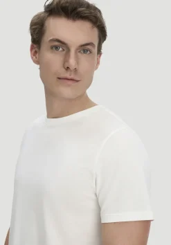 hessnatur T-Shirt Regular aus Regenerative Organic Cotton (ROC) von naturweiss Outlet