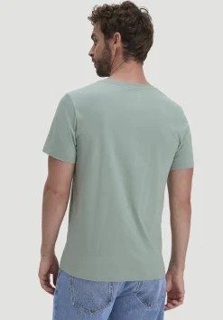 hessnatur T-Shirt Regular aus Regenerative Organic Cotton (ROC) von mattgrün Clearance